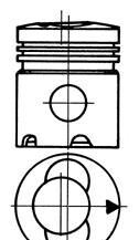 Поршень - KOLBENSCHMIDT 93535600
