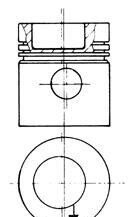 Поршень - KOLBENSCHMIDT 93831610