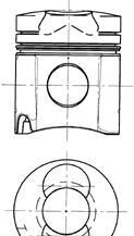 Поршень - KOLBENSCHMIDT 94452600