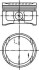 Поршень - ((036107065AH, 036107103CN)) KOLBENSCHMIDT 99563600 (фото 1)