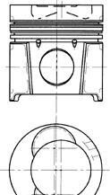 Поршень - KOLBENSCHMIDT 99684600