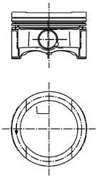 Поршень AUDI / VW 81,01 - KOLBENSCHMIDT 99792600