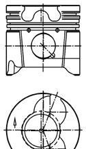 Поршень - KOLBENSCHMIDT 99879601