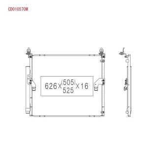 Радиатор кондиционера Toyota FJ Cruiser - KOYORAD CD010570M