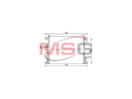 Радиатор кондиционера Infiniti EX35/FX35 - (921101BA0A) KOYORAD CD020510