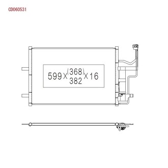 Радиатор кондиционера MAZDA 3/5 - (bp4k61480c, bpyk6148z, bpyk6148za) KOYORAD CD060531