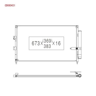 Фото 2 - Радиатор кондиционера KOYORAD CD080431