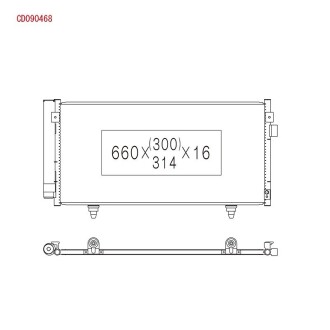 Конденсатор, кондиционер - (73210SC000) KOYORAD CD090468