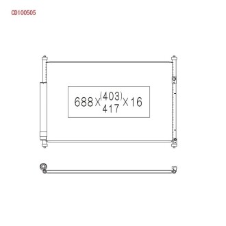 Фото 2 - Радіатор кондиціонера KOYORAD CD100505