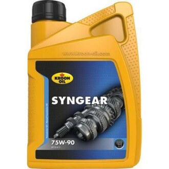 Трансмиссионное масло Syngear GL-4 / 5 75W-90 полусинтетическое 1 л - KROON OIL 02205 (фото 1)