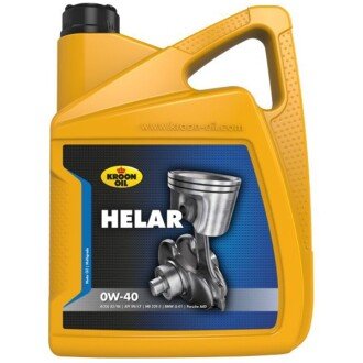 Моторна олива Helar 0W-40, 5 л - KROON OIL 02343