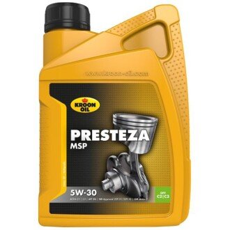 Моторна олива Presteza MSP 5W-30, 1 л - KROON OIL 33228