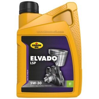 Моторна олива Elvado LSP 5W-30, 1 л - (053001DPF, STJLR035005, 934B) KROON OIL 33482