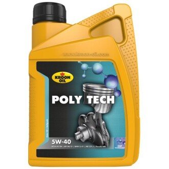 Моторна олива Poly Tech 5W-40, 1 л - KROON OIL 36139