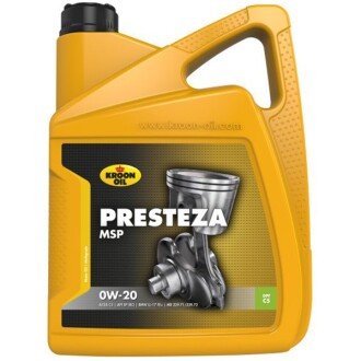Моторное масло Presteza MSP 0W-20, 5 л - KROON OIL 36497