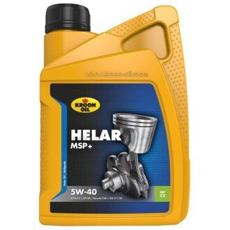 Моторна олива Helar MSP+ 5W-40, 1 л - KROON OIL 36844