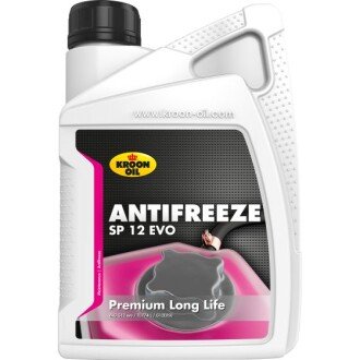 Антифриз-концентрат Antifreeze SP 12 EVO Concentrate -80°C фіолетовий, 1л - KROON OIL 36995