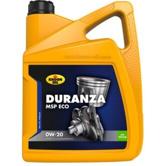 Моторна олива Duranza MSP Eco 0W-20, 5 л - KROON OIL 37126
