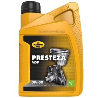 Моторна олива Presteza MSP 0W-30, 1 л - KROON OIL 37319
