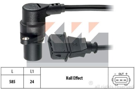 Датчик р/вала, к/вала (аналог EPS 1.953.082/Facet 9.0082) - KW 453 082