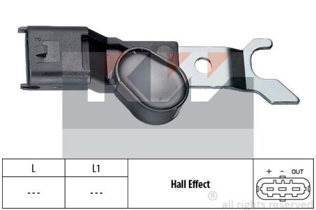 Датчик р/вала, к/вала (аналог EPS 1.953.310/Facet 9.0310) - KW 453 310