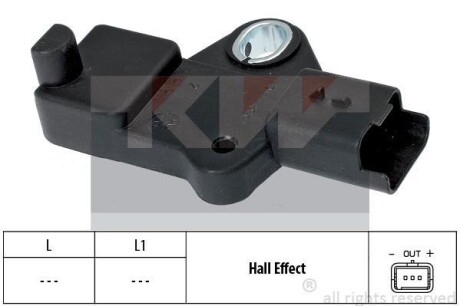 Датчик р/вала, к/вала (аналог EPS 1.953.524/Facet 9.0524) - KW 453 524