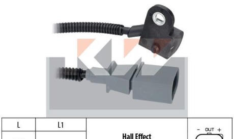 Датчик р/вала, к/вала (аналог EPS 1.953.535/Facet 9.0535) - KW 453 535