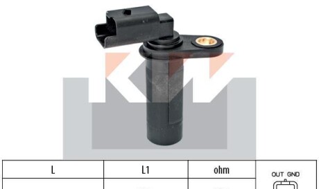 Датчик р/вала, к/вала (аналог EPS 1.953.538/Facet 9.0538) - KW 453 538