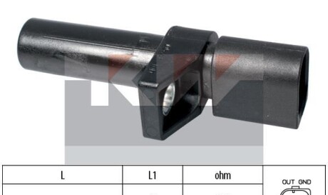 Датчик импульсов, Датчик импульсов, маховик, Датчик, положение распределительного вала - KW 453578