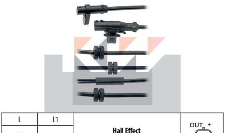 Датчик ABS - KW 460 126