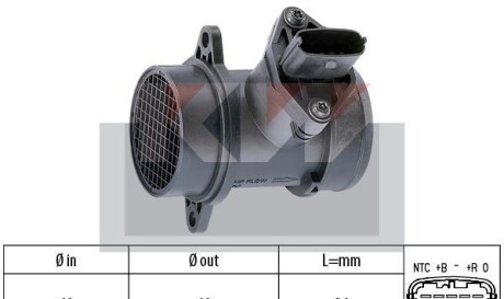Расходомер воздуха - KW 491158