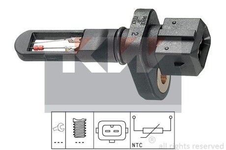 Датчик температури повітря (аналог EPS 1.994.001/Facet 10.4001) - KW 494 001
