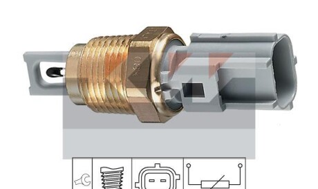 Датчик, температура впускаемого воздуха - KW 494004