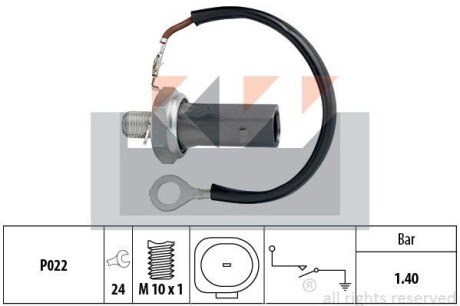 Датчик тиску масла (аналог EPS 1.800.159/Facet 7.0159) - KW 500 159