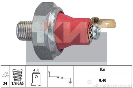 Датчик тиску масла (аналог EPS 1.800.173 /Facet 7.0173) - KW 500 173