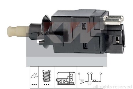 Выключатель фонаря сигнала торможения - KW 510 088