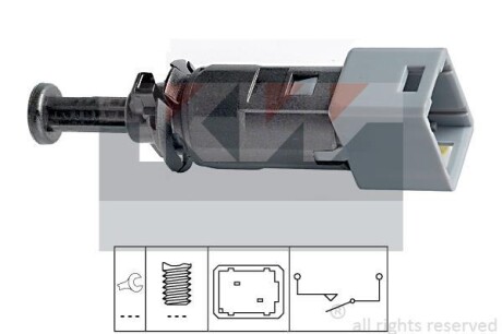 Датчик педалі гальм/зчеплення (аналог EPS 1.810.150/Facet 7.1150) - KW 510 150