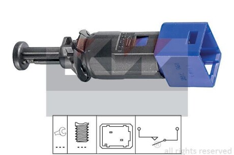 Датчик педалі гальм/зчеплення (аналог EPS 1.810.195/Facet 7.1195) - KW 510 195