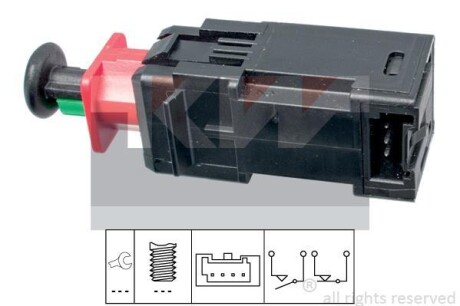 Датчик педалі гальм/зчеплення (аналог EPS 1.810.208/Facet 7.1208) - KW 510 208