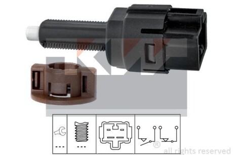 Датчик педалі гальм/зчеплення (аналог EPS 1.810.261/Facet 7.1261) - KW 510 261