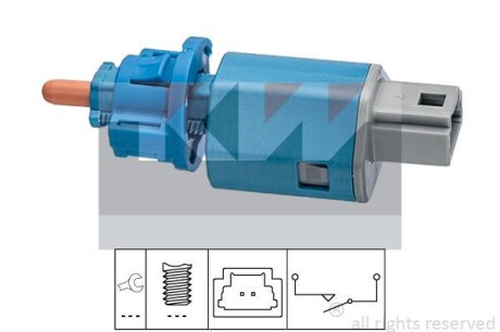 Датчик педалі гальм/зчеплення (аналог EPS 1.810.274 /Facet 7.1274) - KW 510 274