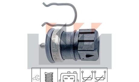 Датчик температури охолодж. рідини/масла/топлива (аналог EPS 1.830.251/Facet 7.3251) - KW 530 251