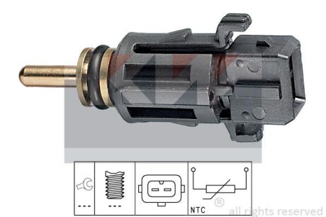 Датчик температури охолодж. рідини/масла/топлива (аналог EPS 1.830.279/Facet 7.3279) - KW 530 279