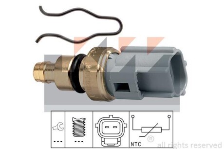 Датчик температури охолодж. рідини/масла/топлива (аналог EPS 1.830.302 /Facet 7.3302) - KW 530 302