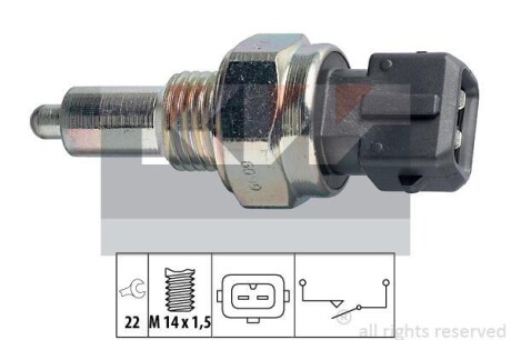 Датчик заднього ходу (аналог EPS 1.860.099/Facet 7.6099) - KW 560 099