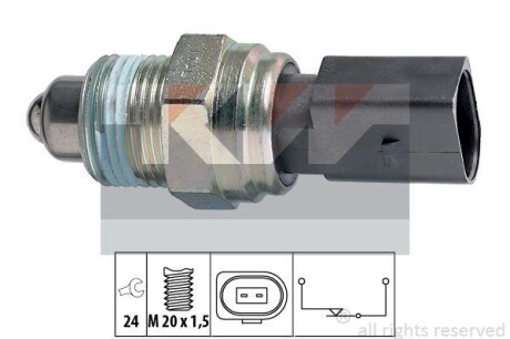 Датчик заднього ходу (аналог EPS 1.860.205 /Facet 7.6205) - KW 560 205