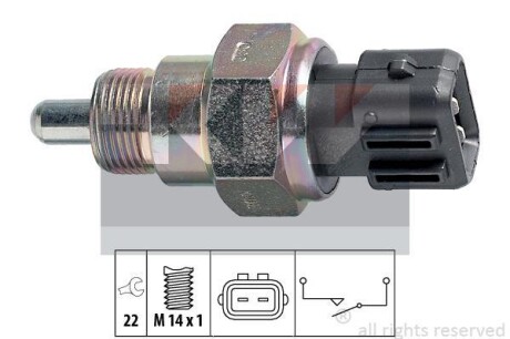 Датчик заднього ходу (аналог EPS 1.860.216/Facet 7.6216) - KW 560 216