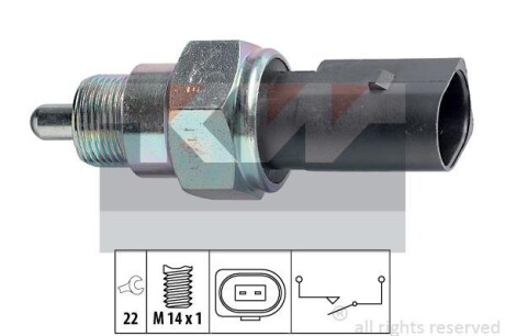Датчик заднього ходу (аналог EPS 1.860.238/Facet 7.6238) - KW 560 238