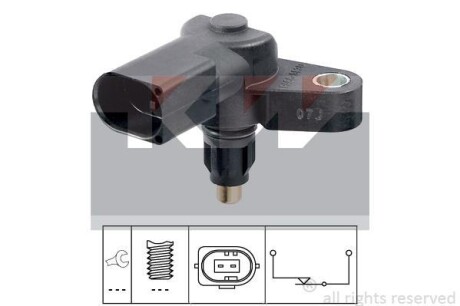 Датчик заднього ходу (аналог EPS 1.860.253/Facet 7.6253) - (a2035450106, 32005HG00A) KW 560 253 (фото 1)
