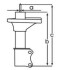 Амортизатор передній Corola 97-02 Л. (газ.) - (4851009300, 4851009301, 485101A231) KYB 333237 (фото 2)